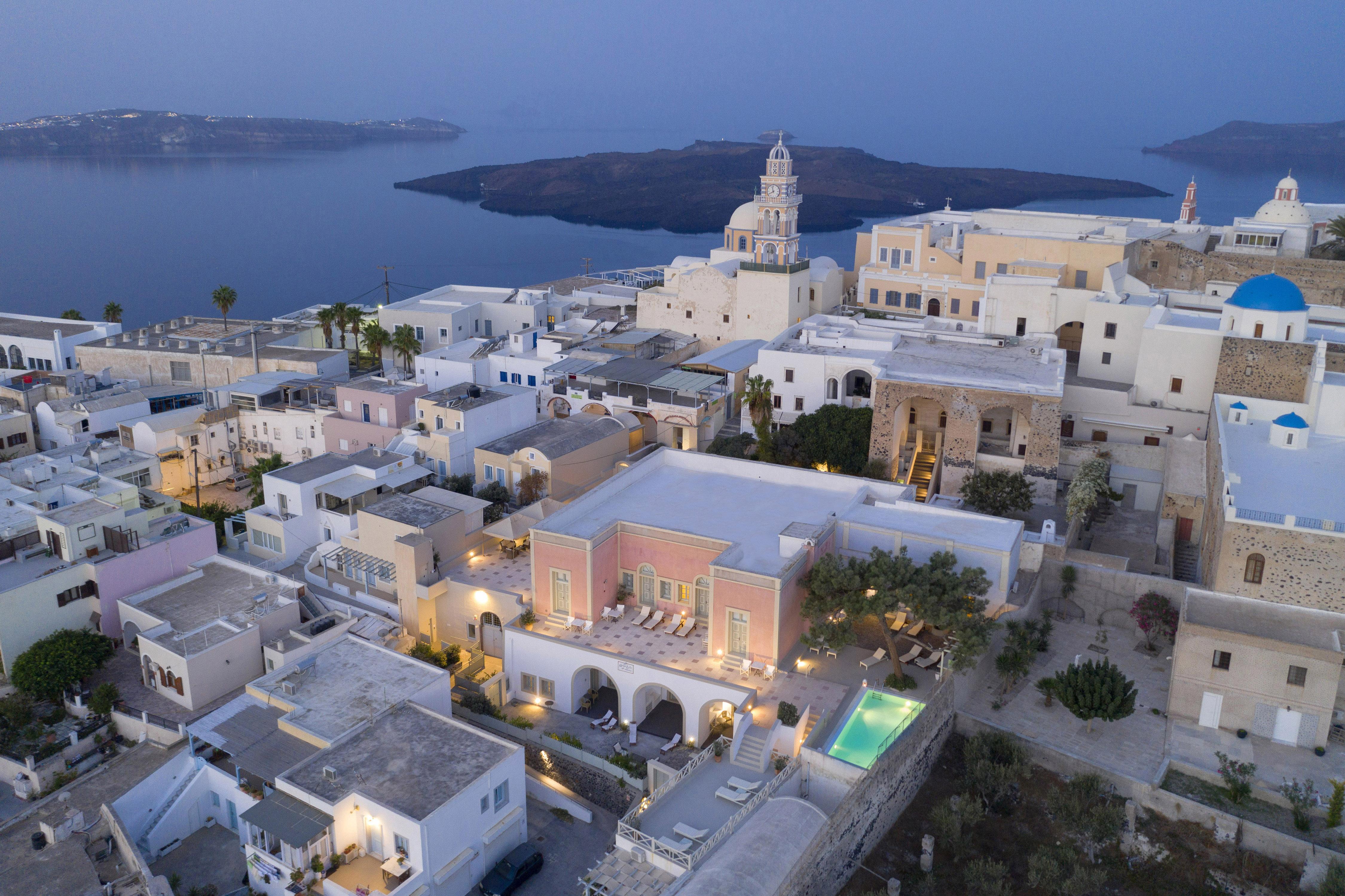 Aria Lito Mansion Hotell Fira  Exteriör bild