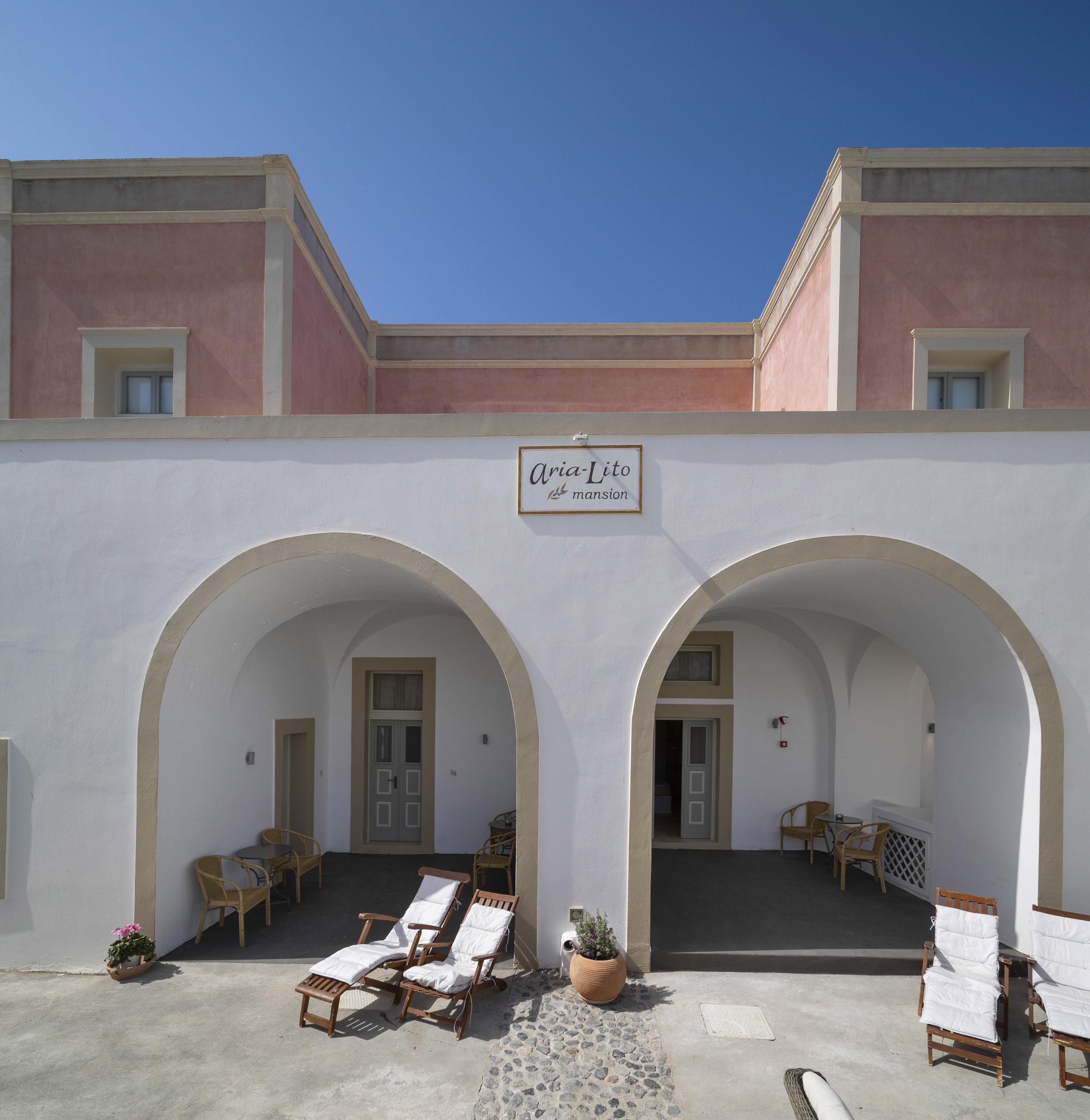 Aria Lito Mansion Hotell Fira  Exteriör bild