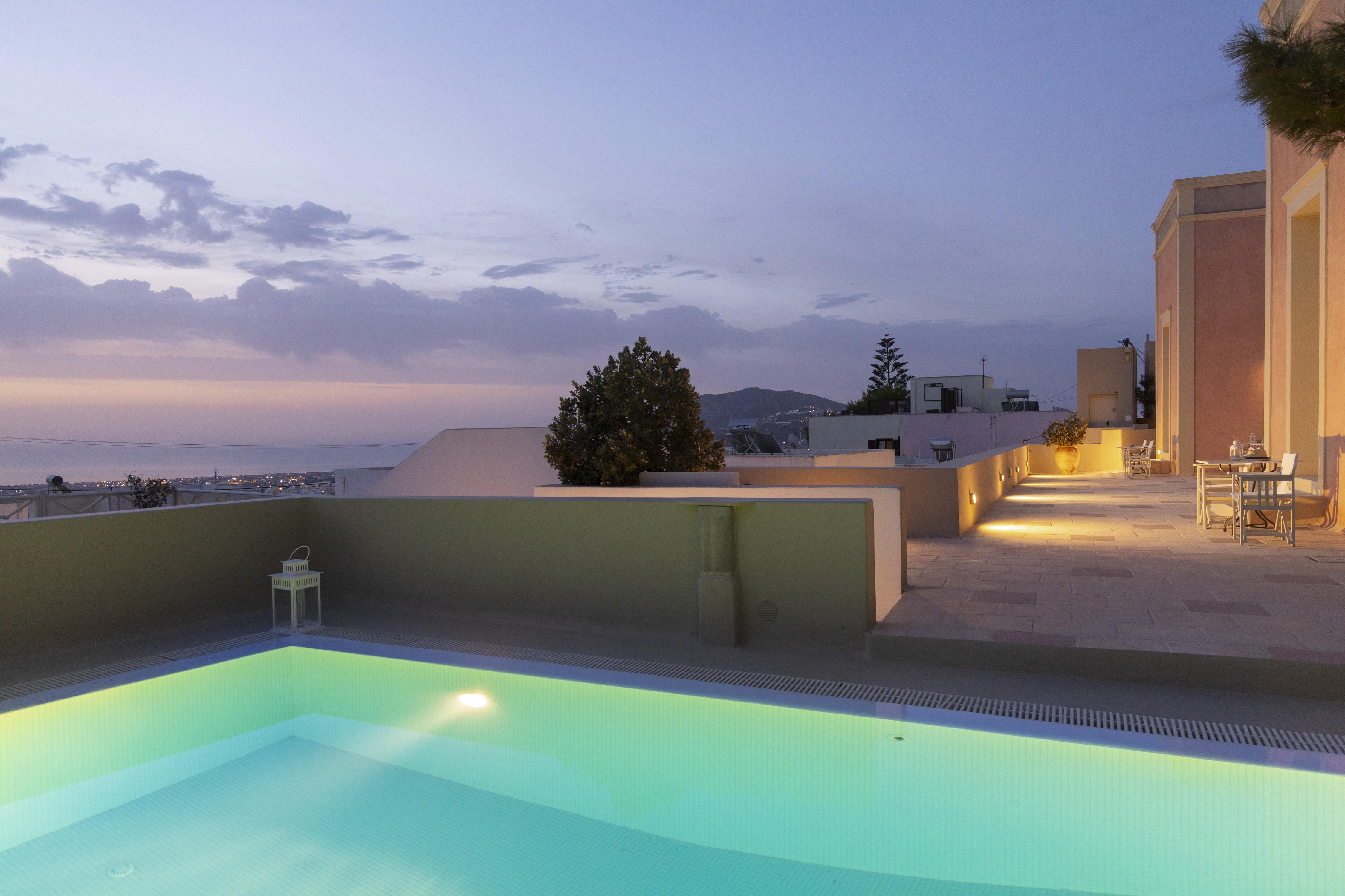 Aria Lito Mansion Hotell Fira  Exteriör bild