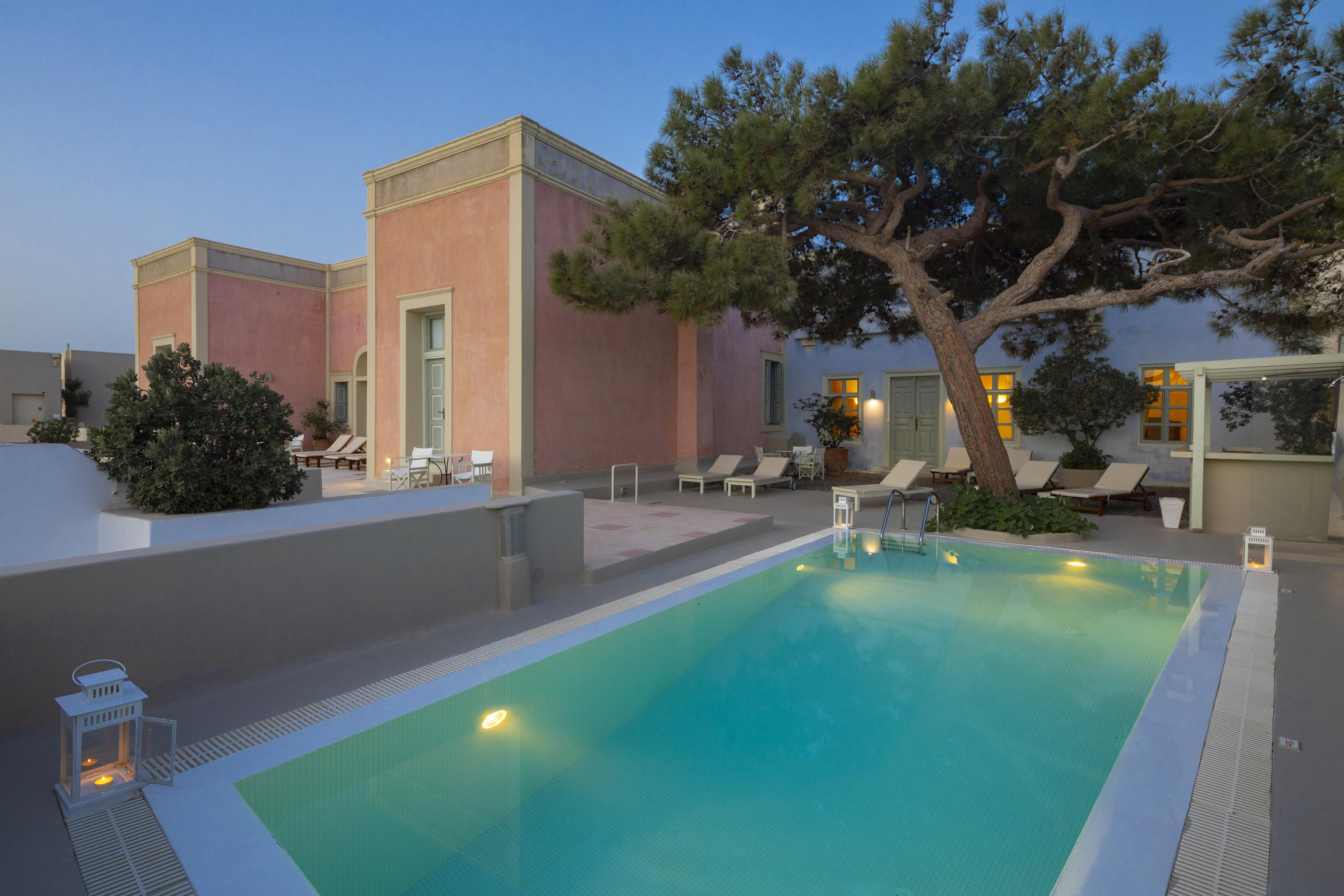 Aria Lito Mansion Hotell Fira  Exteriör bild