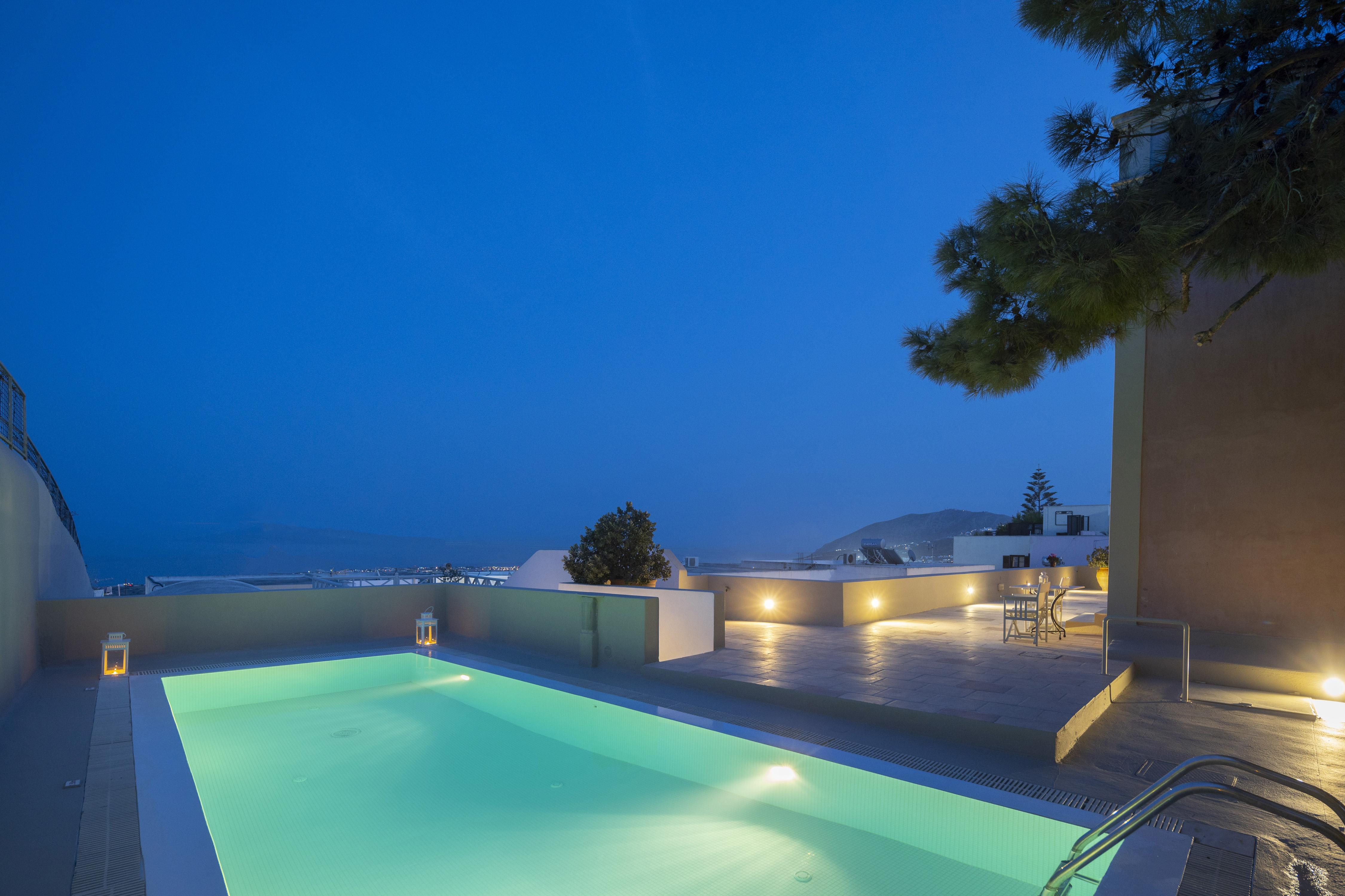 Aria Lito Mansion Hotell Fira  Exteriör bild